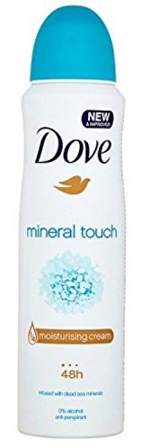 Antiperspirant Dove Mineral Touch, 89,90 Kč (150 ml). Seženete v drogeriích.