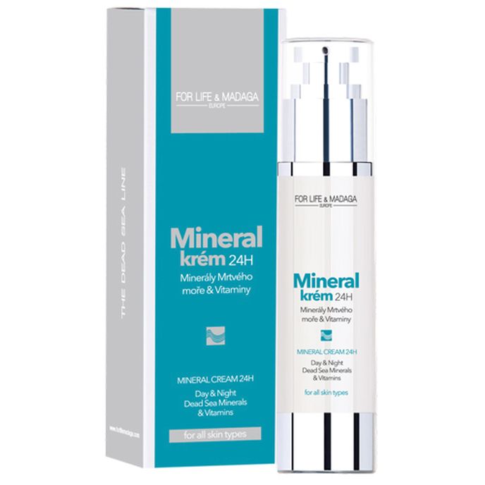 MINERAL KRÉM 24h, For life and Madaga, prodává: forlifemadaga.com, 414 Kč/50 ml