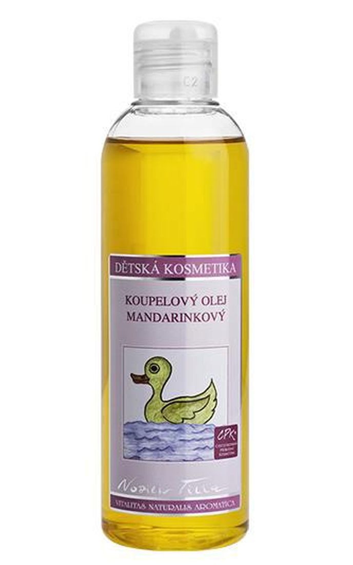 Dětský koupelový olej mandarinkový, Nobilis Tilia, eshop.nobilis.cz, 314 Kč/200 ml