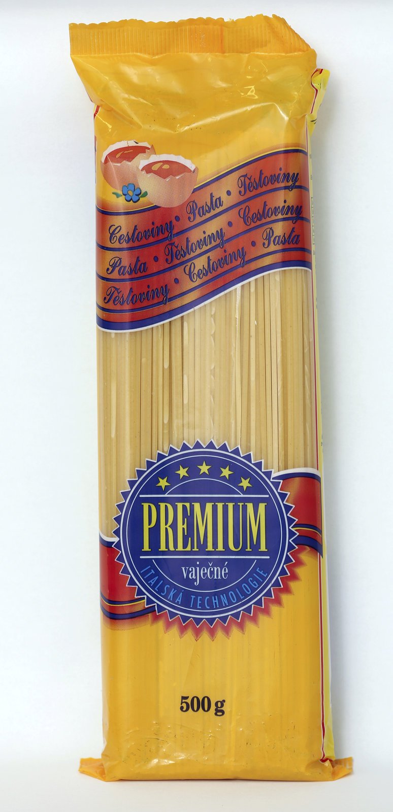 Poražený testu: Premium špagety vaječné