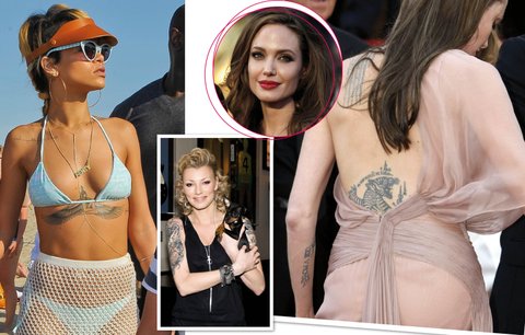 Omalovánky jsou v kurzu: Celebrity a jejich tetování