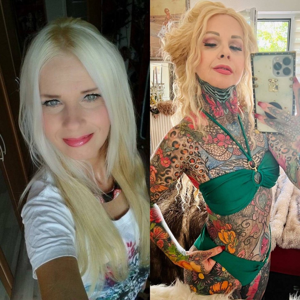 56letá babička je závislá na tetování: Utratila za ně své celoživotní úspory
