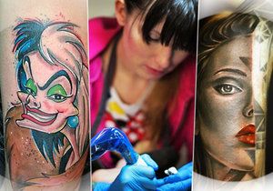 Monika Fridrichová alias Moni F. se tetování věnuje přes 6 let. Má na svém kontě i řadu ocenění. Každé z jejích děl je originál.