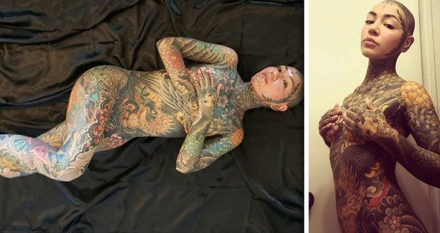 Žena utratila přes půl milionu za tetování: Pokryté má i genitálie, ale přestat nemíní!