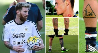 10 nejhorších tetování fotbalistů: Messiho černá noha a další šílenosti