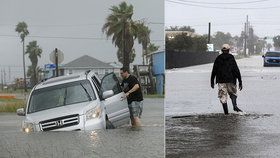 Texas zachvátila bouře Beta, doprovází ji vítr o rychlosti 72 km za hodinu.