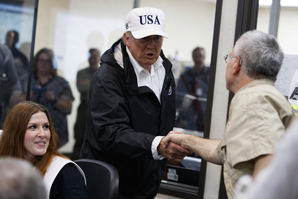 Donald Trump a Melania Trumpová v Texasu