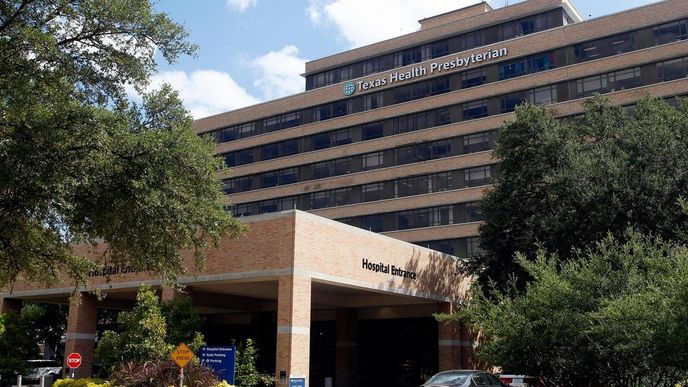 Texas Health Presbyterian Hospital, kde mají další případ eboly (15. října 2014)