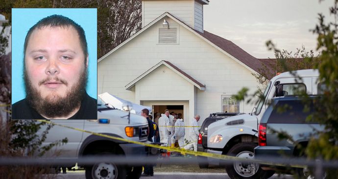 Texasný masakr v Sutherland Springs: Střelec vraždil v baptistickém kostele.