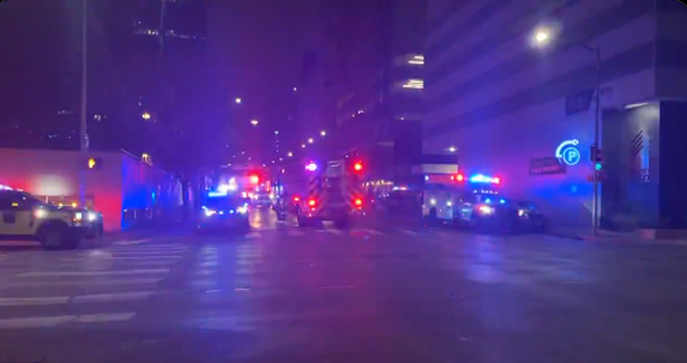 Místo střelby v Texasu