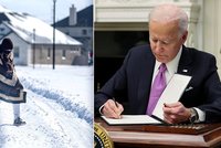 Biden kvůli mrazům vyhlásil v Texasu stav katastrofy. 13 milionům lidí schází pitná voda