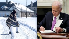 Biden kvůli mrazům vyhlásil v Texasu stav katastrofy. 13 milionům lidí schází pitná voda