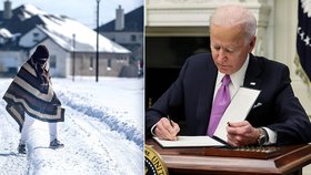 Americký prezident Biden schválil vyhlášení velké katastrofy pro mrazy stižený Texas