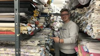 Zájem o látky a domácí textil byl v roce 2020 enormní, říká Michal Kempa, majitel e-shopu Goldea.cz