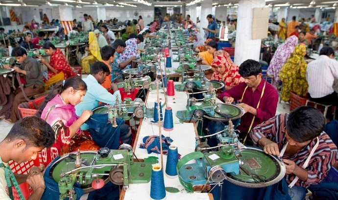 textilka v Bangladéši
