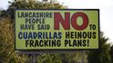 Britský protest proti těžbě břidlicového plynu