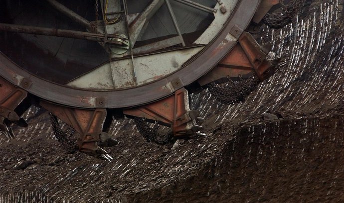 Těžba uhlí - ilustrační foto (Sokolovsko)