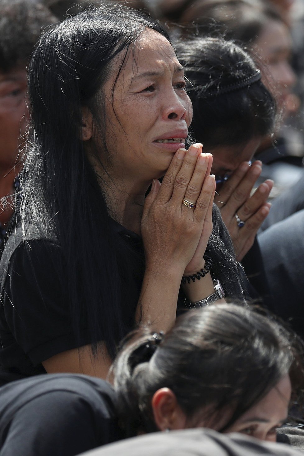 Bangkok a truchlení nad ztrátou krále Pchúmipchona Adundéta.