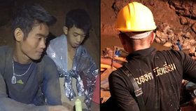 Záchranáři dnes vytáhli ze zatopeného jeskynního komplexu na severu Thajska celkem čtyři chlapce, kteří jsou nyní v nemocnici stejně jako jejich čtyři kamarádi, kteří byli zachráněni už v neděli. Poslední čtyři chlapci a jejich fotbalový trenér v jeskyni zatím zůstávají (9.7.2018).