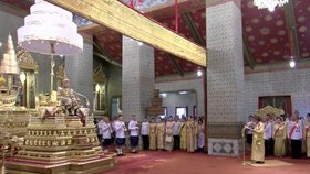 Korunovace thajského krále, kterým se stal Mahá Vatčirálongkóna, Ráma X. (4. 5. 2019)