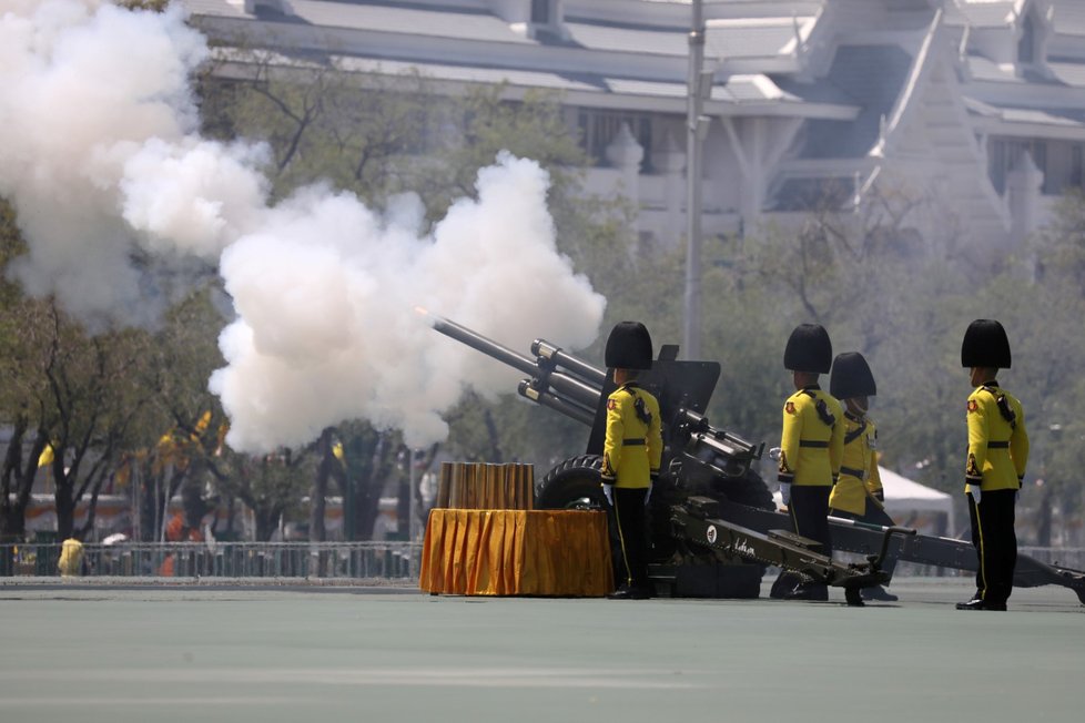 Korunovace thajského krále, kterým se stal Mahá Vatčirálongkóna, Ráma X. (4. 5. 2019)