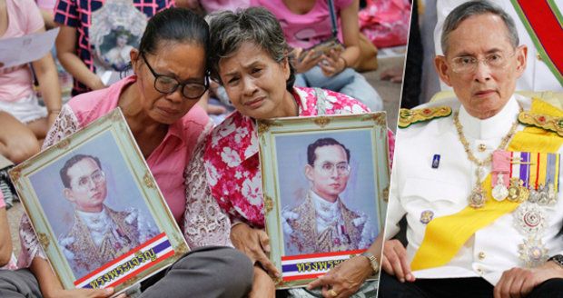 Thajský král Pchúmipchon (†88) zemřel: Lidé pláčou v ulicích! Vládnul 70 let