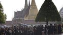 Thajsko vyhlásilo po smrti krále třicet dní smutku.