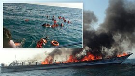 V Thajsku hořel trajekt! Stovka pasažérů se zachránila, v plamenech zahynula dvanáctiletá holčička.
