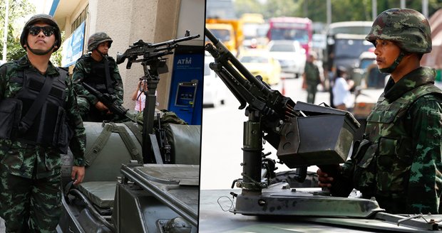 Armáda v Thajsku vyhlásila stanné právo k udržení pořádku v zemi.