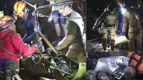 Fantastická práce záchranářů v jeskyni: První záběry, jak vytáhli děti utlumené sedativy