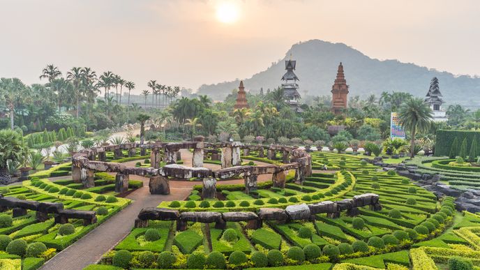 Zahrady Nong Nooch, Thajsko