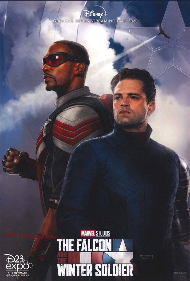 The Falcon and the Winter Soldier: Plakát uvedený na akci D23 Expo
