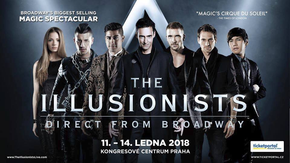 The Illusionists vystoupí v Kongresovém centru.