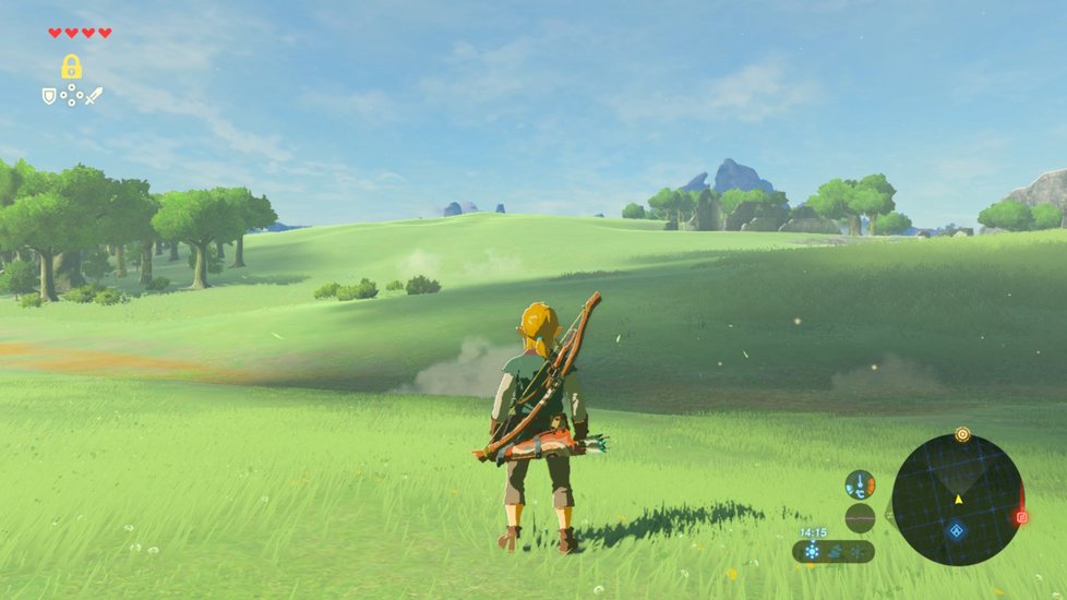 The Legend of Zelda: Breath of the Wild je pěkná hra.