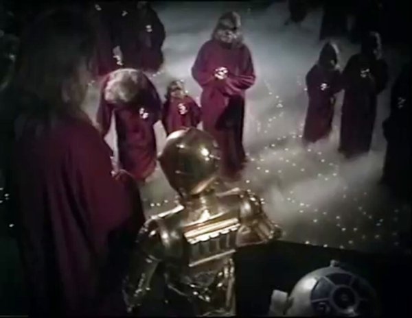 Záběry z The Star Wars Holiday Special.