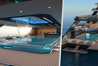 Norský influencer navrhuje luxusní jachty. Nechybí na nich heliport, vodopád či bazén