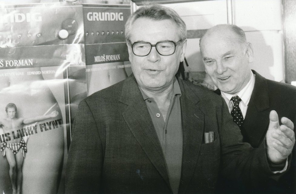 Theodor Pištěk a Miloš Forman