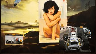 Midget, olej na plátně, 1977 Midget, olej na plátně, 1977