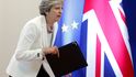 Britská premiérka Theresa May na summitu EU