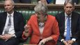 Britská premiéra Theresa Mayová při jednání o dohodě, která by upravila podmínky brexitu