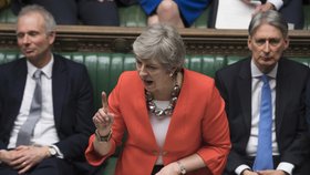 Britská premiéra Theresa Mayová při jednání o dohodě, která by upravila podmínky brexitu.