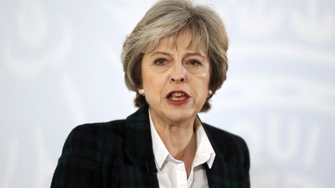 Theresa Mayová odmítá členství Británie v EU