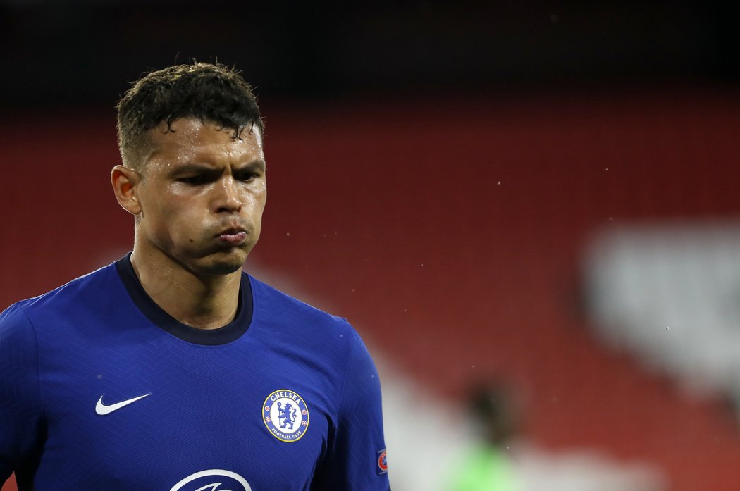 Obránce fotbalové Chelsea Thiago Silva