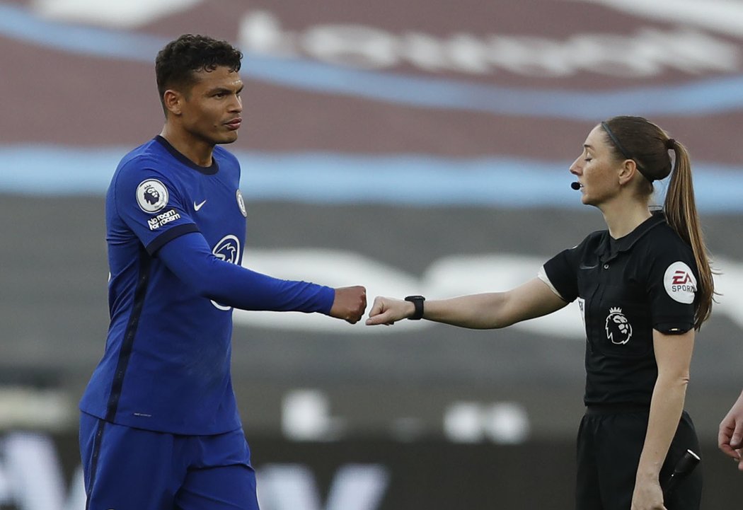 Obránce fotbalové Chelsea Thiago Silva