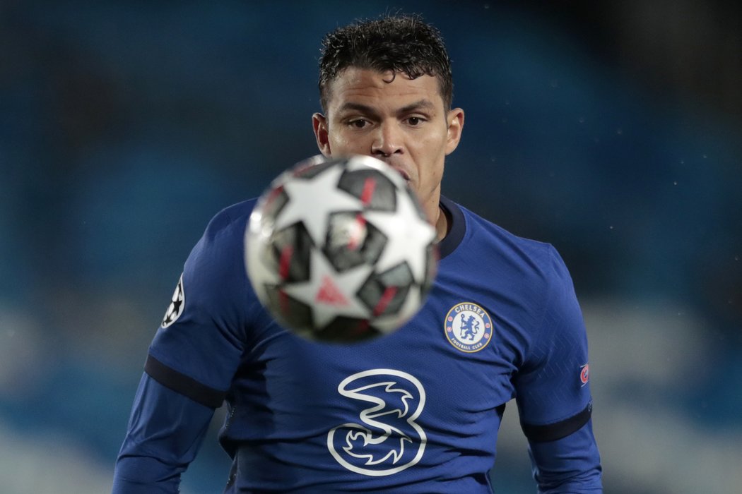 Obránce fotbalové Chelsea Thiago Silva