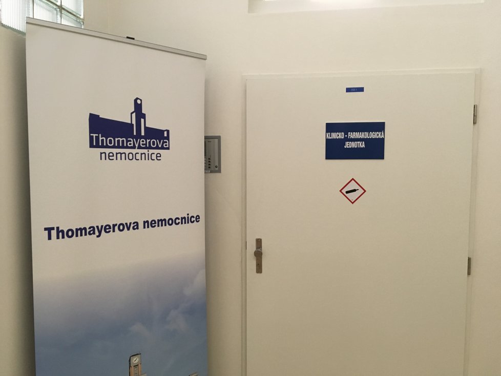 Nová klinicko-farmakologická jednotka Thomayerovy nemocnice v Praze.