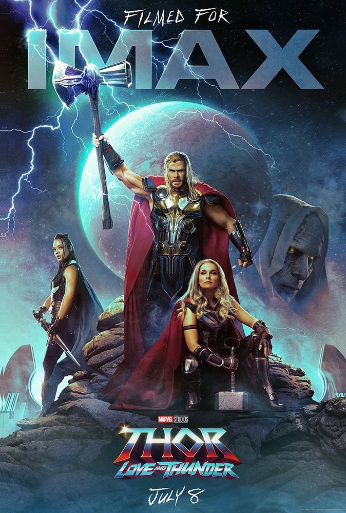 Thor: Láska jako hrom - plakát k filmu studia Marvel