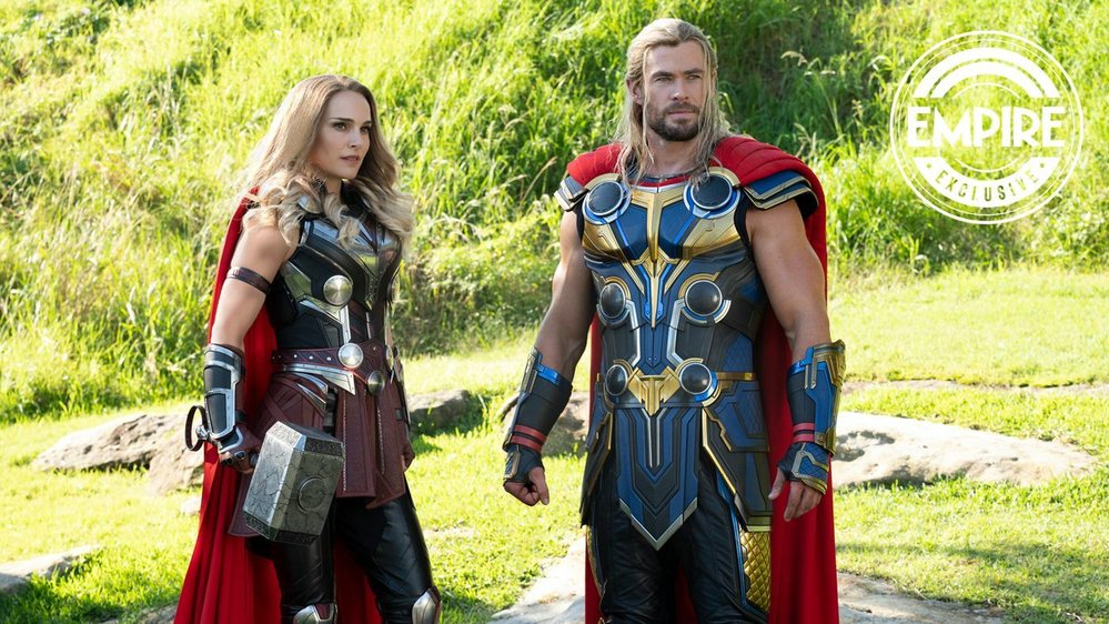 Thor: Láska jako hrom - Natalie Portman a Chris Hemsworth jako bohové hromu