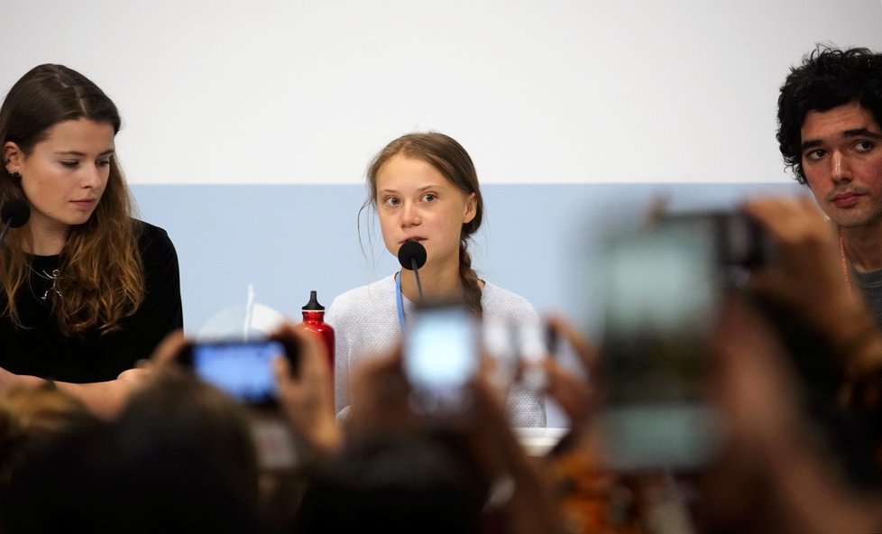 Thunbergová vyzvala k ochraně domorodého obyvatelstva. (09.12.2019)
