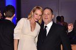 Uma Thurman přiznala, že i ji obtěžoval Harvey Weinstein.